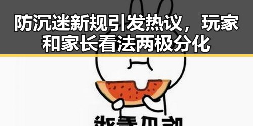 防沉迷新规引发热议，玩家和家长看法两极分化
